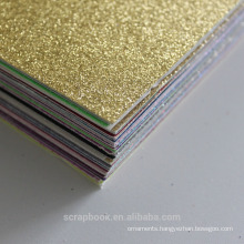 2016 fashion christmas alibaba china supplier thick texture holographic card with all kinds color